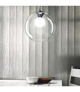 Nemo Medium Globe Ceiling Pendant Clear, E27