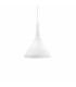 Cocktail 1 Light Small Dome Ceiling Pendant White E14-1