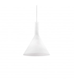 Cocktail 1 Light Small Dome Ceiling Pendant White E14-1