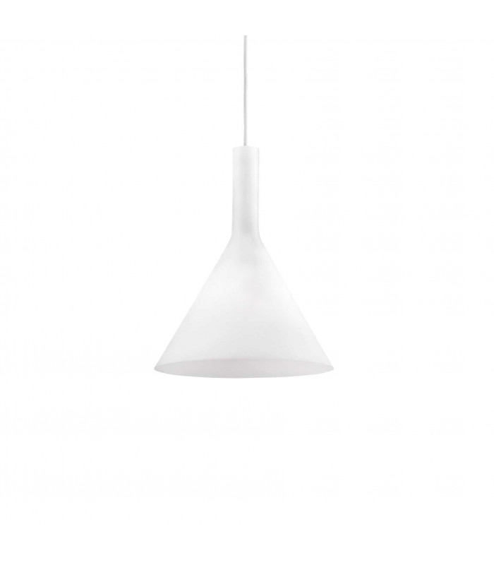 Cocktail 1 Light Small Dome Ceiling Pendant White E14-1