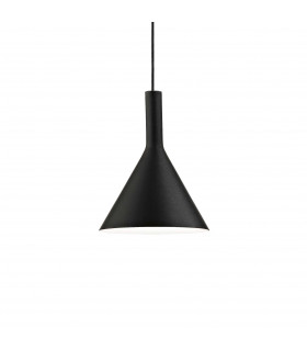 Cocktail 1 Light Small Dome Ceiling Pendant Black E14