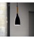 Manhattan 1 Light Ceiling Pendant Black, E14