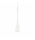 Flut 1 Light Large Ceiling Pendant White E27-1