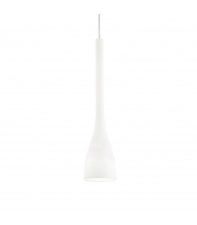 Flut 1 Light Large Ceiling Pendant White E27-1