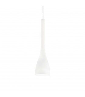 Flut 1 Light Small Ceiling Pendant White E14-1