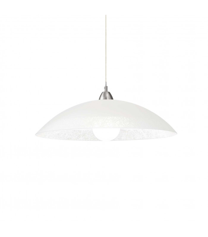 Lana 1 Light Small Dome Ceiling Pendant Chrome E27-1