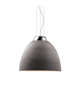 Tolomeo 1 Light Dome Ceiling Pendant Grey E27-1