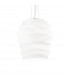 Karma 1 Light Ceiling Pendant White E27