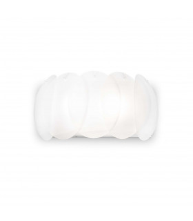 Ovalino  2 Light Indoor Wall Light White E27