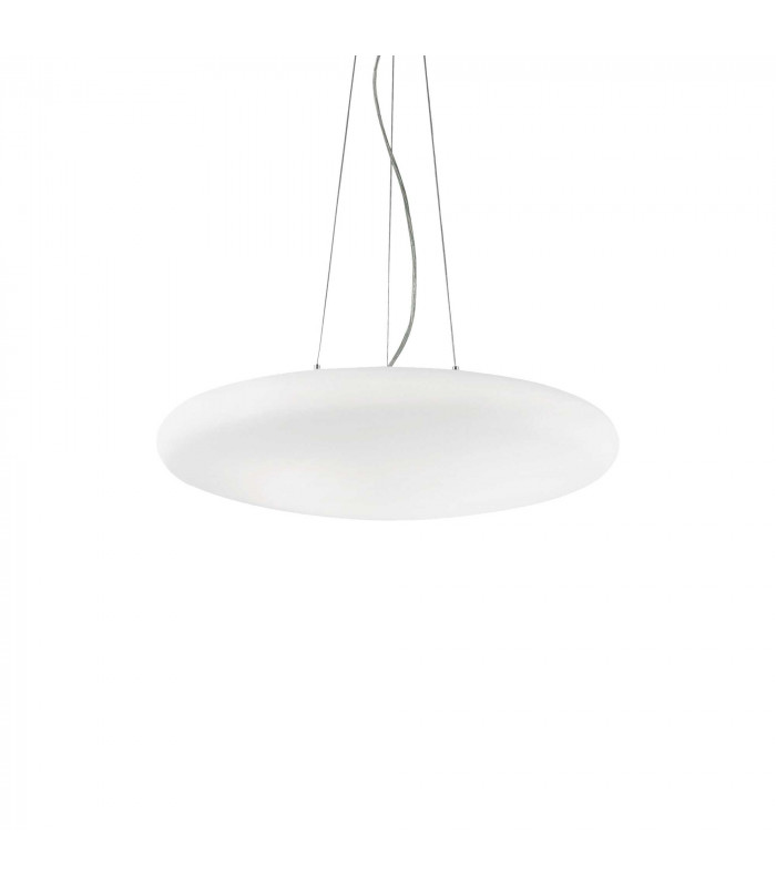 Smarties Bianco  3 Light  Small Ceiling Pendant White E27