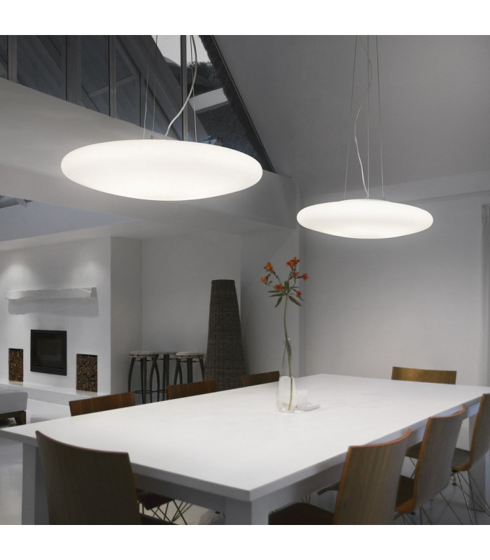 Smarties Bianco  3 Light  Medium Ceiling Pendant White, E27