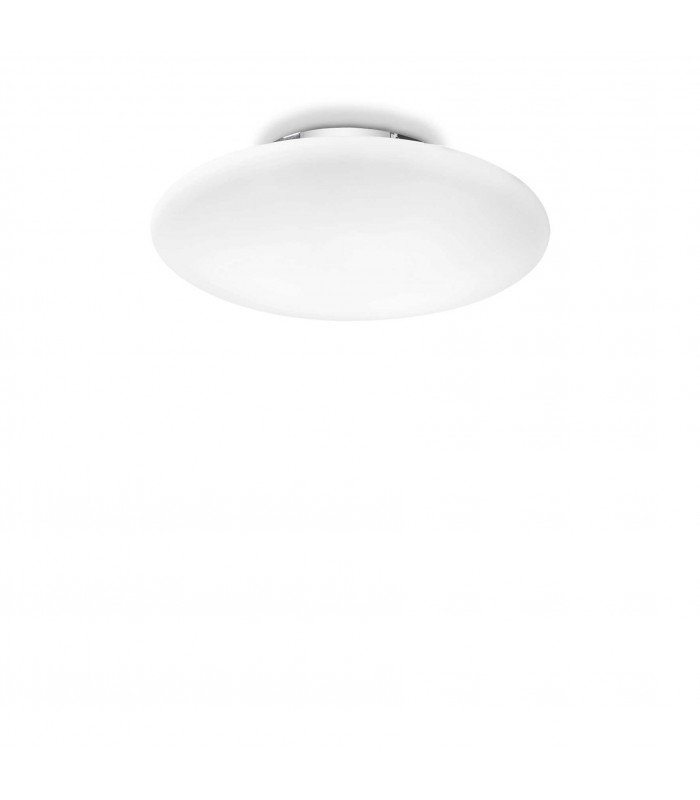 Smarties Bianco  4 Light Indoor Large Flush Light White E27