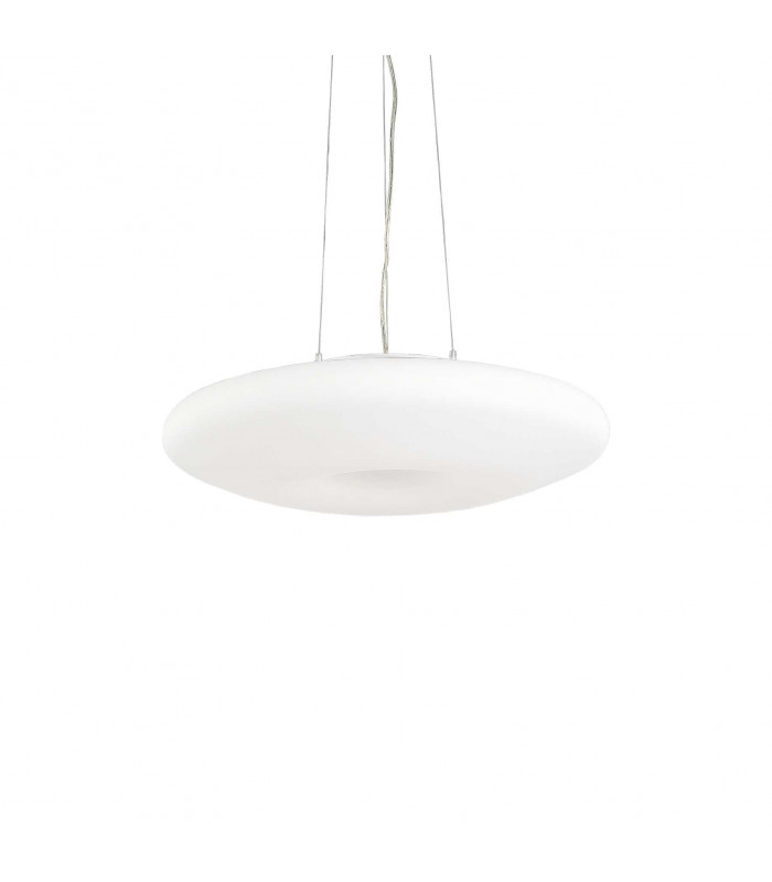 Glory  3 Light  Small Ceiling Pendant White E27-1