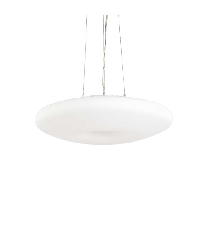 Glory  5 Light  Large Ceiling Pendant White E27-1