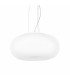 Ulisse  3 Light  Large Globe Ceiling Pendant White E27