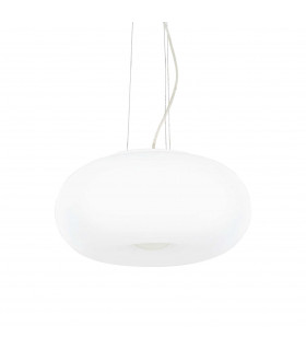 Ulisse  3 Light  Small Globe Ceiling Pendant White E27