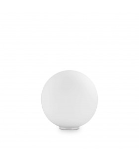 Mapa Bianco 1 Light Small Globe Table Lamp White E27