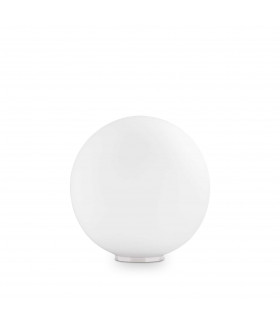 Mapa Bianco 1 Light Medium Globe Table Lamp White E27