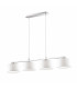 Hilton  4 Light Ceiling Pendant Bar Chrome White G9