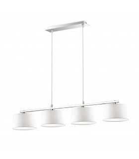 Hilton  4 Light Ceiling Pendant Bar Chrome White G9