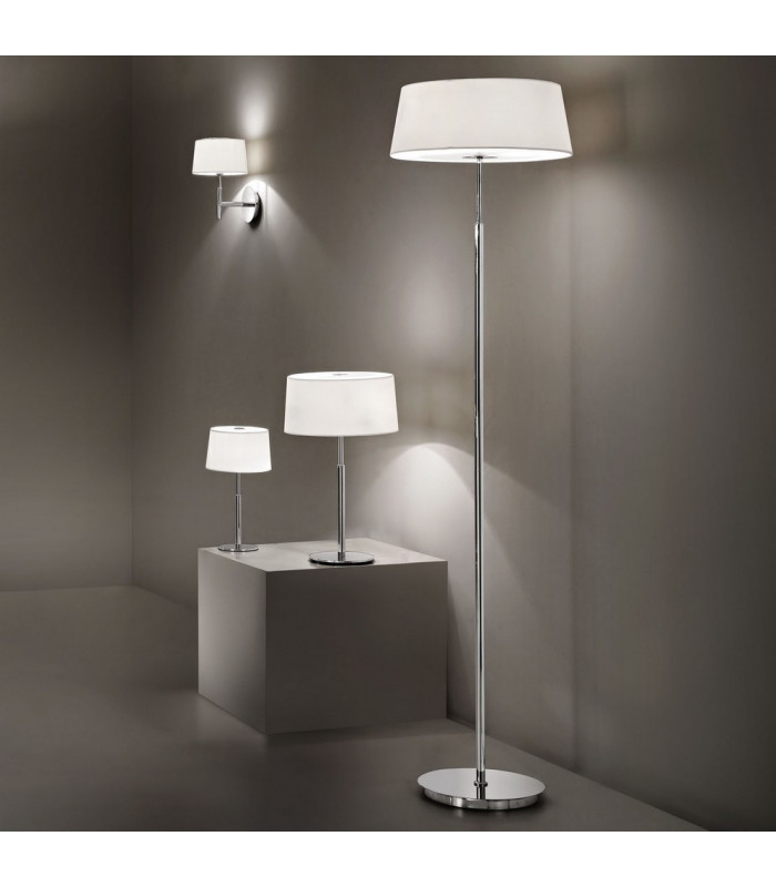 Hilton 1 Light Indoor Wall Light Chrome White, G9