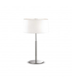 Hilton  2 Light Large Table Lamp White E14