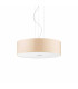 Woody  4 Light  Medium Round Ceiling Pendant Wood E27