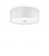 Woody  5 Light Large Ceiling Flush Light White E27