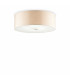 Woody  5 Light Large Ceiling Flush Light Wood E27