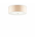 Woody  4 Light Medium Ceiling Flush Light Wood E27