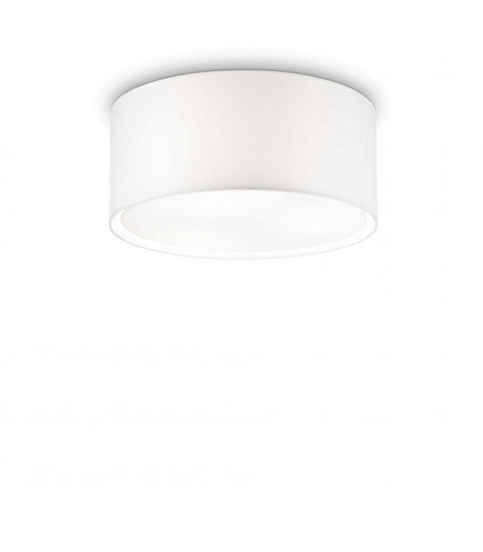 Wheel  3 Light Small Ceiling Flush Light White E27-1