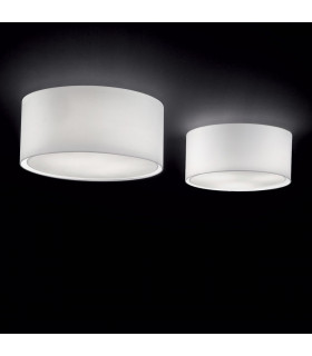Wheel  3 Light Small Ceiling Flush Light White E27-2