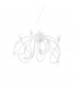 Multiflex  8 Light Ceiling Pendant White E14