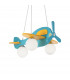 Avion  Blue And Yellow Aeroplane Pendant E14