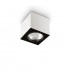 Mood 1 Light Large Square Surface Mounted Downlight White GU10-1