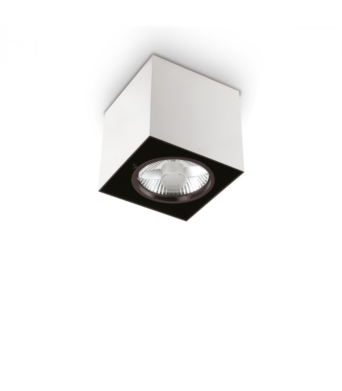 Mood 1 Light Large Square Surface Mounted Downlight White GU10-1