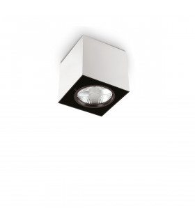 Mood 1 Light Small Square Surface Mounted Downlight White GU10
