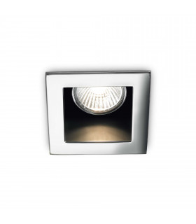 Funky 1 Light Recessed Spotlight Chrome GU10