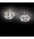 Soul 1 Light Square Recessed Ceiling Spotlight Crystal G9-2