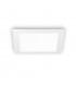Groove LED 1 Light Large Square Warm Recessed Spotlight Panel White
