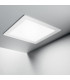 Groove LED 1 Light Large Square Warm Recessed Spotlight Panel White