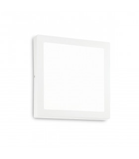 Universal LED 1 Light Indoor Square Large Flush Light White