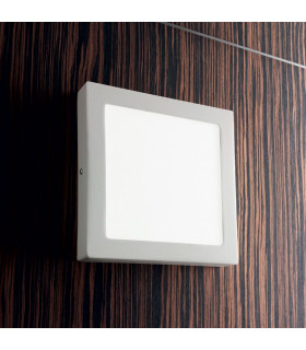 Universal LED 1 Light Indoor Square Large Flush Light White