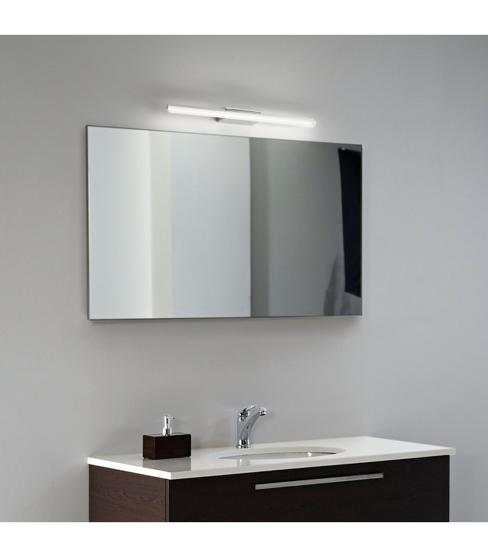 Riflesso  LED Large Bathroom Over Mirror Lamp Chrome-2