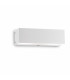 Flash  2 Light Large Wall Light White G9