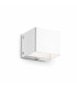 Flash 1 Light Small Wall Light White G9
