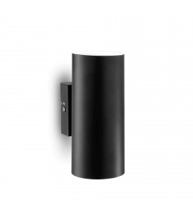 Hot  2 Light Up & Down Wall Light Black GU10