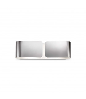 Clip  2 Light Indoor Large Wall Light Chrome E27-1