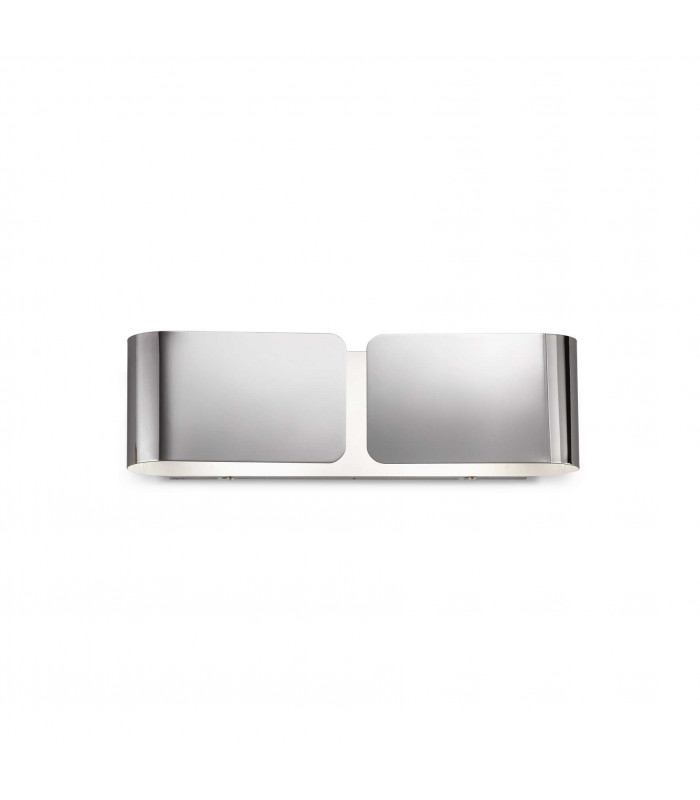 Clip  2 Light Indoor Large Wall Light Chrome E27-1
