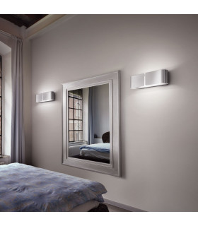 Clip  2 Light Indoor Large Wall Light Chrome E27-2